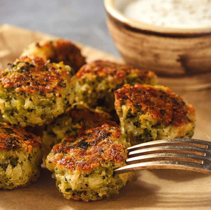 Grandma's baked broccoli meatballs - Vittoria Caterina Giachi