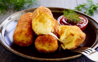 Italian Cheesy Potato Croquettes