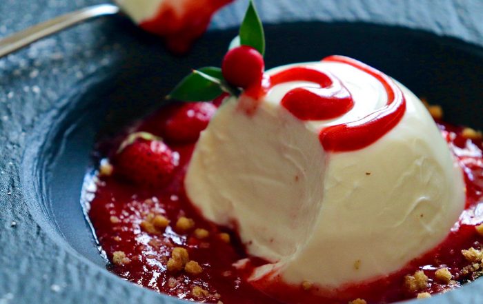 Panna Cotta Strawberry Sauce recipe